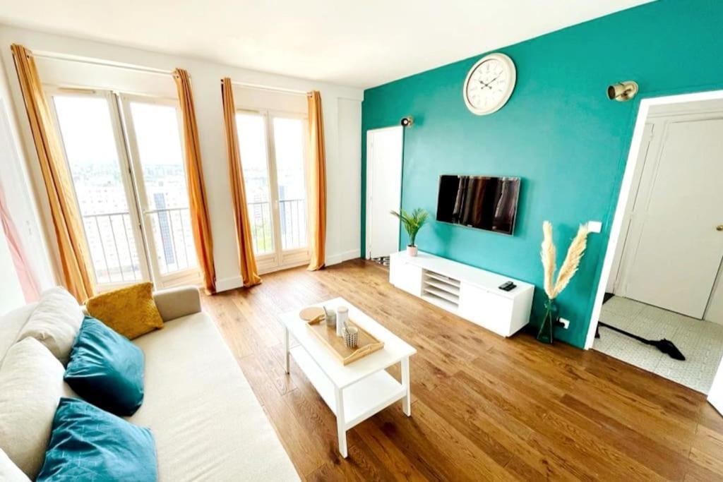 Ciel De Paris : Vue Tour Eiffel Apartment Choisy-le-Roi Exterior foto