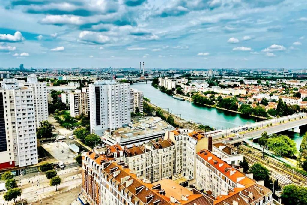 Ciel De Paris : Vue Tour Eiffel Apartment Choisy-le-Roi Exterior foto