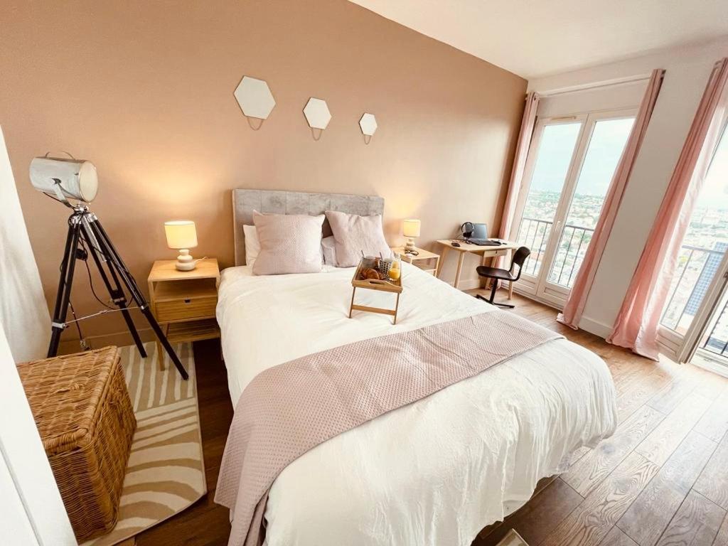 Ciel De Paris : Vue Tour Eiffel Apartment Choisy-le-Roi Exterior foto